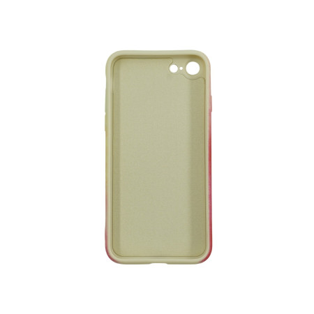 Husa protectie Flippy compatibila cu Apple iPhone 7/8G/SE2020 Tpu Ombre, Roz/Galben