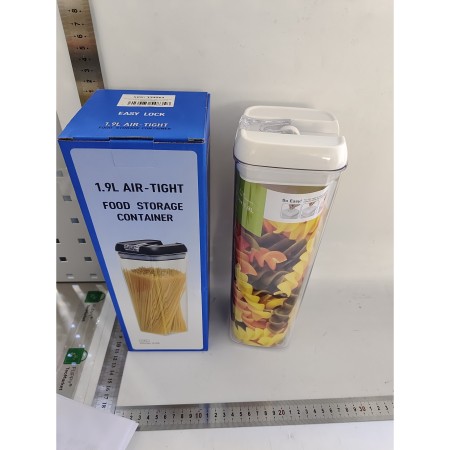 Cutie de Depozitare Alimente, Flippy, 1.9 L,  cu capac, Alba