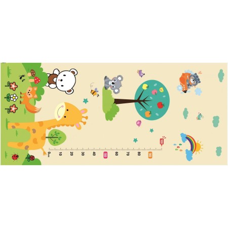 Covoraș de Joaca, Termic Model Animale in Parc si Ursuleti Politisti, cu Spuma, Impermeabil, Antiderapant, cu 2 Fete, 1.5mx2mx1.5cm, pentru Fete si Baieti 