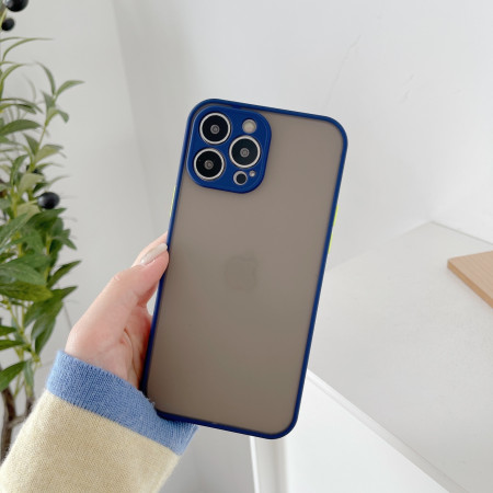 Husa protectie Flippy compatibila cu Apple iPhone 13 Pro Max Phantom Tpu Albastru