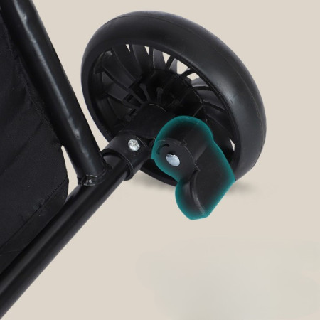 Cărucior Sport 3 în 1, Reversibil, Pliabil, Poziție Somn, Tavă Masă, Roti 360°, Suport Pahar, Copertină Soare, Negru Model Pisicuțe, 6-36 Luni