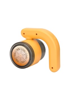 Aparat Pentru Curatat Scame, Par Si Praf, Flippy, cu LED, Pentru Diferite Tipuri De Material, Cu Lame Din Otel Inoxidabil, Compartiment de Depozitare, Maner Reglabil, 11x10.5x8.7 cm, Galben