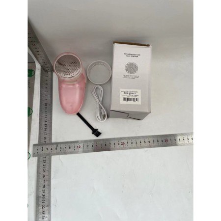 Aparat Pentru Curatat Scame, Par Si Praf, Flippy, Pentru Diferite Tipuri De Material, Cu Lame Din Otel Inoxidabil, Incarcare Prin USB Type-C, Cu Perie De Curatare si Cablu USB Incluse, 13x7 cm, Roz