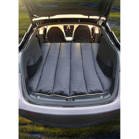 Saltea de Călătorie Premium pentru Tesla Model Y / 3, Camping și Portbagaj, Ideală pentru Dormit în Aer Liber, cu Geantă și Pernă Incluse, Gri
