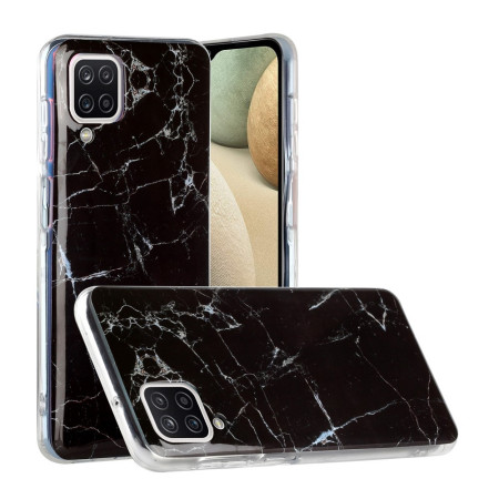Husa protectie pentru Apple iPhone 7/8/SE 2020 Soft IMD TPU Marble Negru cu Suport inclus