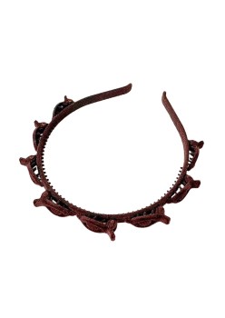Banda de Par pentru Femei, Flippy, Agrafa Stil Coreean, Accesoriu pentru Par cu Textura MultiStrat, Coffee