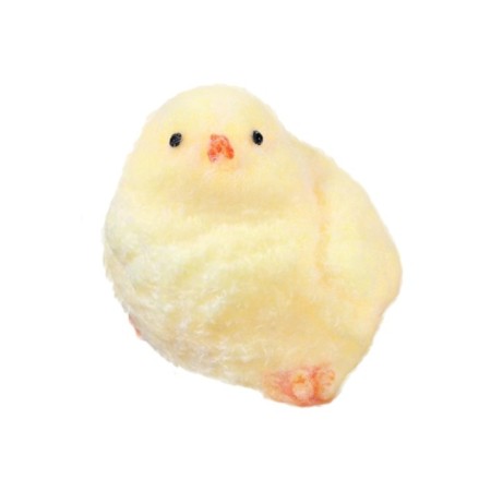 Jucarie Antistres Squishy, Flippy, cu Revenire Lenta, Model Puisor, Ambalaj Transparent, Galben