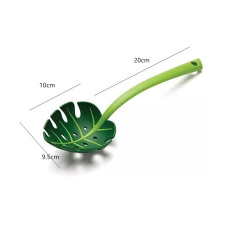 Ustensilă de Bucătărie Universală, Tip Frunză GreenLeaf, ABS, Design Modern, 30x9.5 cm, Verde