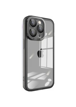 Husa protectie Flippy pentru Samsung A13 4G Electroplated cu  suport pentru camera, 1.5 mm grosime, protectie camera, Negru