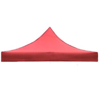 Prelată Acoperiș Cort Pavilion 2.9 x 1.9 m, Oxford 700D Cauciucat, Impermeabilă, Roșu, Rezistentă UV și Apă