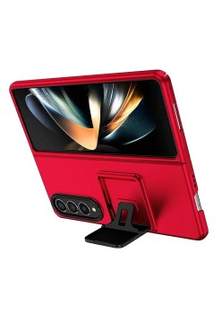 Husa de protectie Flippy, Pliere Tridimensionala, Multifunctionala, PC, pentru Samsung Galaxy Z Fold 4 5G, Rosu