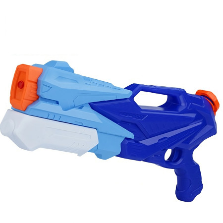 Pistol cu Apă pentru Copii, 6+ ani, cu Rezervor Mare, 3 Duze pentru Jet Reglabil, 770ML, Albastru