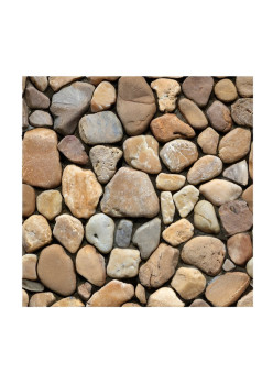 10 x Placi Tapet Autocolant 3D cu Imitatie de Pietre, pentru Perete Bucatarie Sufragerie, Usor de Curatat, Rezistent la Apa, Autoadeziv, 30x30 cm, Maro