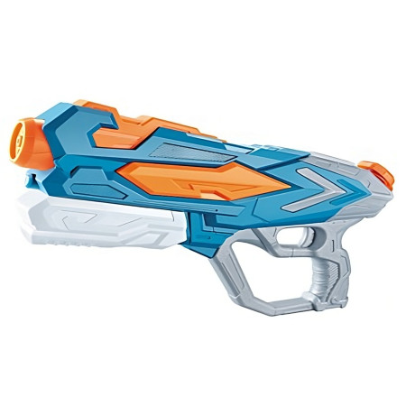Pistol cu Apa Copii/Adulti, 6ani+, Rezervor 900ML, Albastru, 4 duze