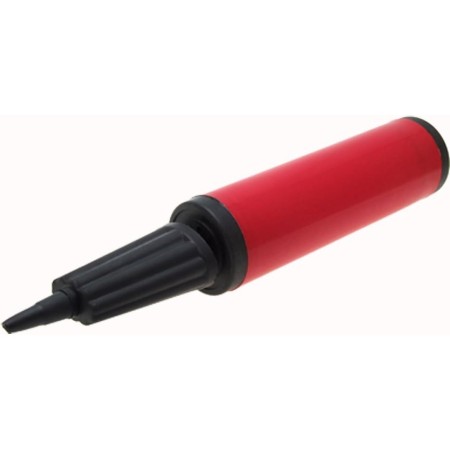 Pompa de Umflat Baloane, Flippy, din Plastic, Manuala, 27 x 4.5 cm, Rosu