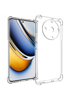 Husa de Protectie, Flippy, Compatibila cu Realme 11 Pro+ Plus 5G, TPU Antisoc, Protectie Colturi, 1.5 mm Transparent