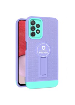 Husa Armor Design cu Stand pentru Apple iPhone 11 Pro, Mov/Albastru, Suport Auto Magnetic, Wireless Charge, Protectie Antisoc, Flippy