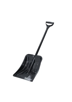 Lopata de Iarna, Flippy, pentru Deszapezire, din ABS si Aliaj de Aluminiu, Maner Detasabil, 96 x 25 x 54 cm, Negru