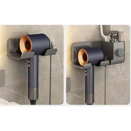 Uscator de Par multifunctional, Flippy, Montat pe Perete, Alb, Dimensiune 23*8.8*9.5 cm