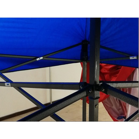 Cadru Metalic Pliabil pentru Cort Pavilion 2x2 m, Fără Acoperiș, Structură Ușoară și Portabilă