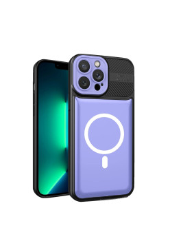 Husa Urban Armor pentru Samsung Galaxy A24 4G, Flippy, Suport Auto Magnetic, Protectie Antisoc, Mov
