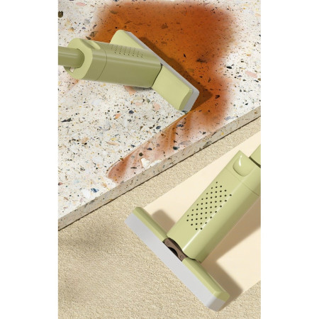 Mini Mop, Flippy, Pentru Uz Casnic, Sistem Autostoarcere, Portabil, Mop cu Burete, Rotire 180°,15 x 27.5 cm, Verde