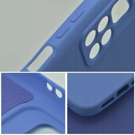 Husa de Protectie, Flippy, pentru Xiaomi Redmi Note 13 Pro 5G, Liquid Silicone, cu Microfibra pe Interior, Protectie Antisoc, Compatibil Incarcare Wireless, Albastru