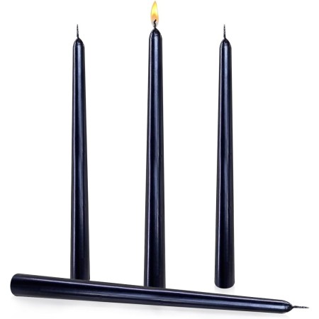 Lumanare Decorativa, Flippy, pentru Masa, 25 cm, din Parafina, fara Fum, Ardere 7.5h, Negru