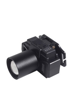 LED de Montat pe Cap, Flippy, cu rază lungă de zoom, far telescopic, reglabil, pentru pescuit în aer liber, camping, lumină puternică lanternă, Negru