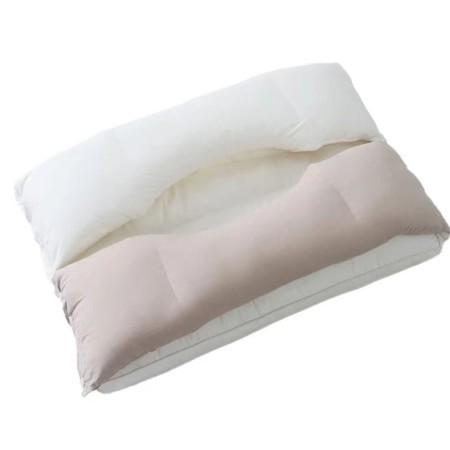 Perna Ortopedica 3 in 1, Flippy, Strat Dublu, Protectie Cervicala, pentru Adulti, 45 x 70 cm, Gri