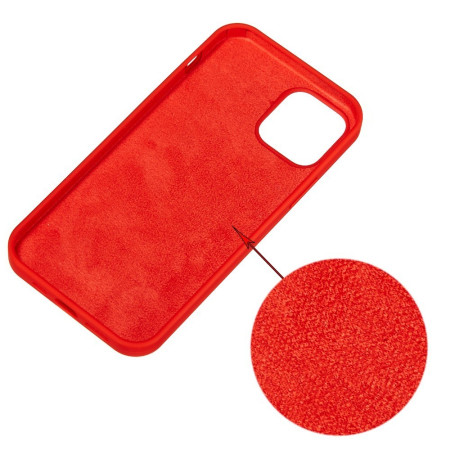 Husa protectie compatibila cu Huawei Nova 5T Liquid Silicone Case Rosu