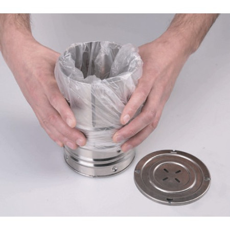 Presa din inox Flippy, pentru preparat sunca presata, cu capac, dimensiune reglabila in 3 trepte, 15 x 15 x 18 cm, argintiu