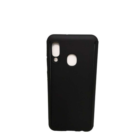 Husa de protectie Flippy compatibila cu Samsung Galaxy A20e Full Cover 360 Negru + Folie de protectie