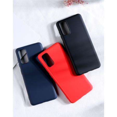 Husa protectie compatibila cu Samsung S20 Plus Liquid Silicone Case Negru