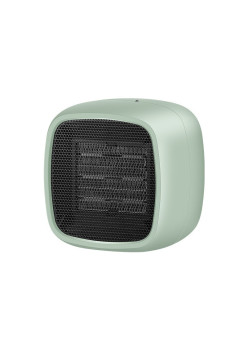 Mini radiator electric portabil Flippy, 800 W, 2 trepte, 150x120x175 mm, verde