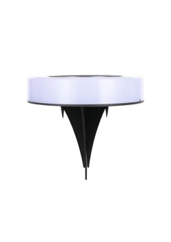 Lampa solara LED, sub forma de cerc, pentru gazon sau gradina, Rezistenta la apa, Flippy, Multicolor