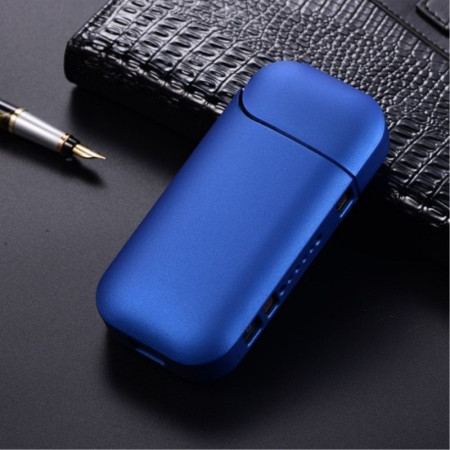 Husa Flippy pentru IQOS 2.4 Plus, Capac de Protectie, Anti Soc si Zgarieturi, Full Body, din Plastic, 11.5 x 5 x 2.3 cm, Albastru