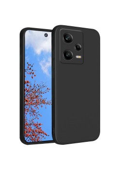 Husa de Protectie Matte TPU, Flippy, pentru Xiaomi Redmi 12 Pro, Protectie Camera, Antisoc, Antizgariere, Antialunecare, Acoperire Completa, Negru