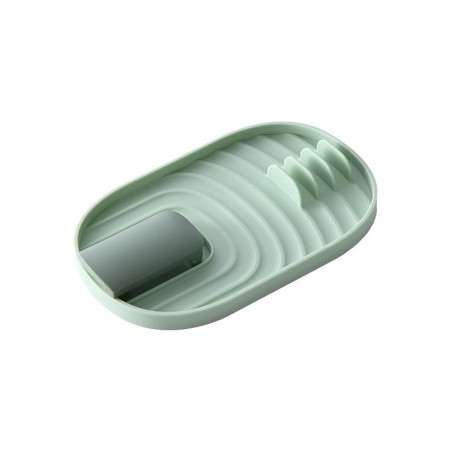 Suport Pliabil, Flippy, pentru Capace, Linguri, Multifunctional, Plasare pe Blatul de Bucatarie, 11.5x18x2.2 cm, Verde