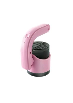 Aparat Pentru Curatat Scame, Par Si Praf, Flippy, cu LED, Pentru Diferite Tipuri De Material, Cu Lame Din Otel Inoxidabil, Compartiment de Depozitare, Maner Reglabil, 11x10.5x8.7 cm, Roz