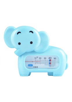 Termometru pentru Baie, Flippy, Plutitor, Rezistent la apa, Multifunctional, Model Elefant, 11.5x9x2 cm, Albastru