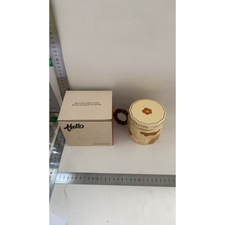 Cana ceramica, Flippy, Model Fata, cu capac, Model C