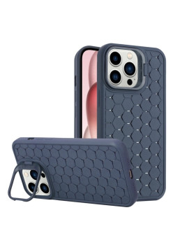 Husa de Protectie TPU, Flippy, pentru Samsung Galaxy S23, 3D Cube, cu Inel, Protectie Camera, Antisoc, Antizgariere, Antialunecare, Acoperire Completa, Albastru