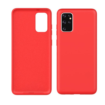 Husa protectie Flippy compatibila cu Samsung Galaxy S21 Ultra Liquid Silicone Case Rosu
