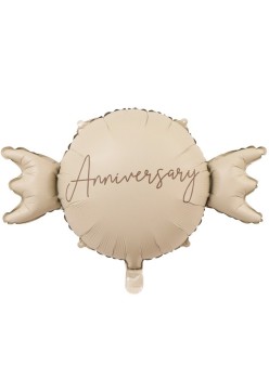 Balon din Folie Metalizata, Flippy, Figurina Animata, Model Bombonica Aniversara, 69 x 49.5 cm, Ambalaj Individual, Pai Inclus, Umflare cu Aer sau Heliu, Maro
