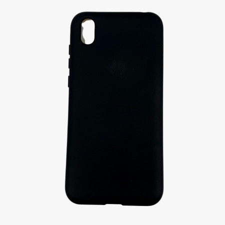 Husa protectie compatibila cu Huawei Y5 2019 Liquid Silicone Case Negru