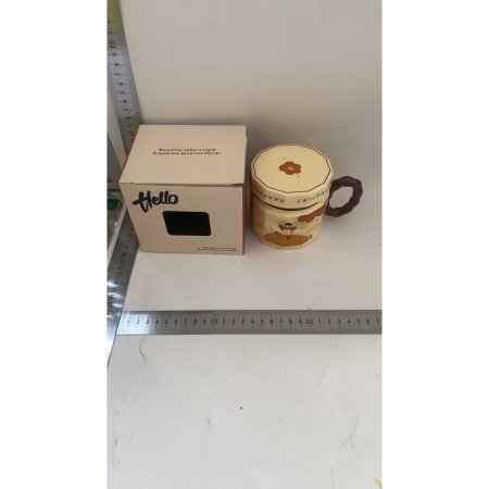 Cana ceramica, Flippy, Model Fata, cu capac, Model A