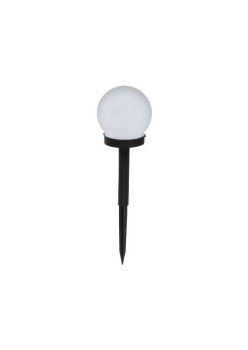 Lampa solara LED, Sferica, Tip Glob Flippy, Diametru 10 cm, Alb rece