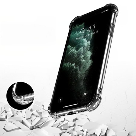 Husa protectie pentru  OnePlus 10 Pro, Flippy, TPU, Antisoc, Protectie colturi, Rezistenta la impact, 1.5 mm, Transparenta