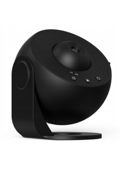 Lampa Tip Proiector Galaxie, Flippy, pentru Dormitor, Tematica Cer Instelat, Model Glob, HD, Rotire 360 de Grade, 13 Imagini, Incarcare USB, 5 W, 11.2x10.8x10.9 cm, Negru